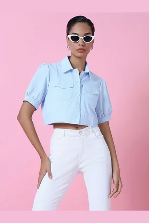 SHOWOFF Women Comfort Slim Fit Opaque Casual Shirt