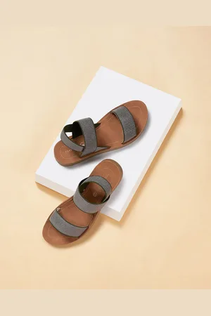 Pantaloons Women Colourblocked Open Toe Flats