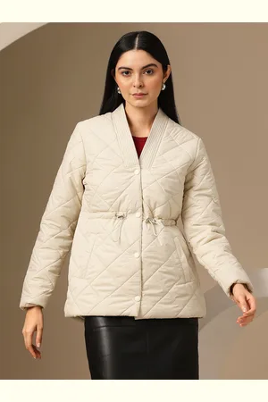 Chemistry Shawl Collar Quilted Jacket