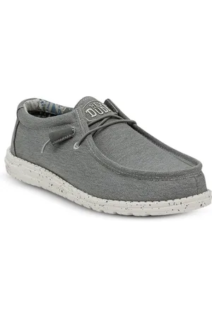 Hey dude Men Wally Canvas Stretch Solid Slip-On