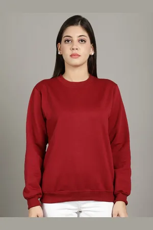 Jinfo Women Round Neck Full Sleeve Sweatshirt