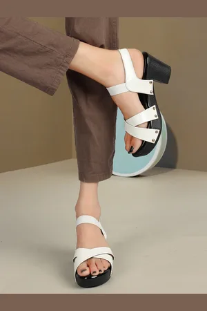 ICONICS Open Toe Platform Heels