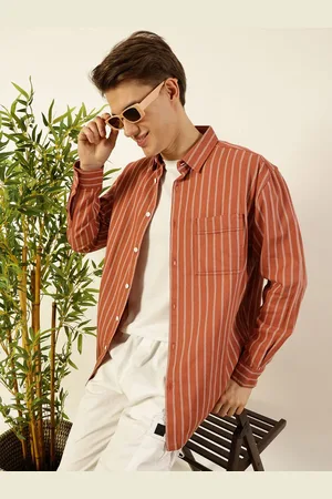 Mast & Harbour Men Premium Opaque Casual Shacket