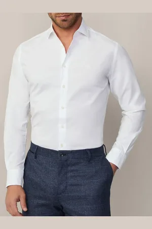 Hackett Men Tailored Fit Opaque Casual Shirt