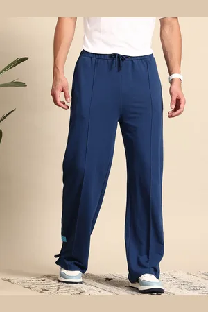 Mast & Harbour Men Side Slit Relaxed Fit Track Pants