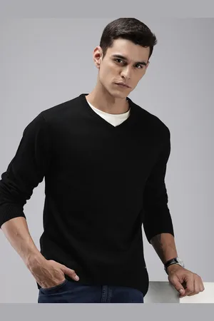 Park Avenue Slim Fit V-Neck Pullover Sweaters