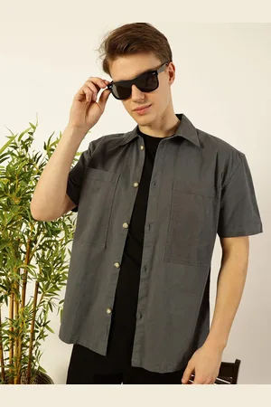 Mast & Harbour Men Premium Opaque Casual Shacket