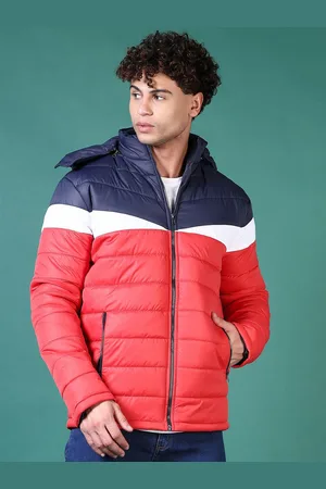 V-Mart Men Colourblocked Puffer Jacket