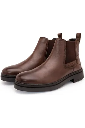 Thomas Crick Men Casual Chelsea Round Toe Boots