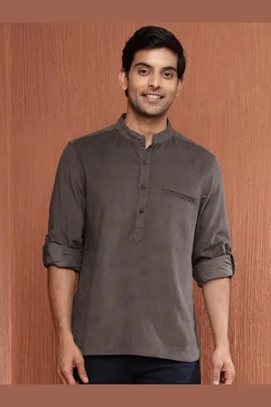 Fabindia Men Slim Fit Opaque Casual Shirt