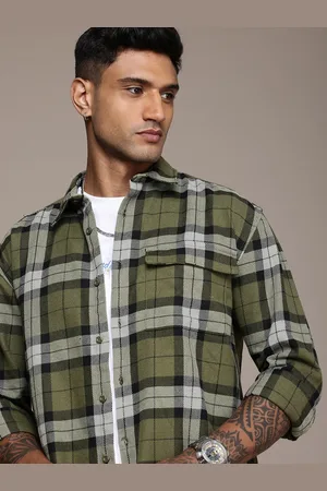 Roadster The Life Co. Checked Relaxed Fit Casual Shacket