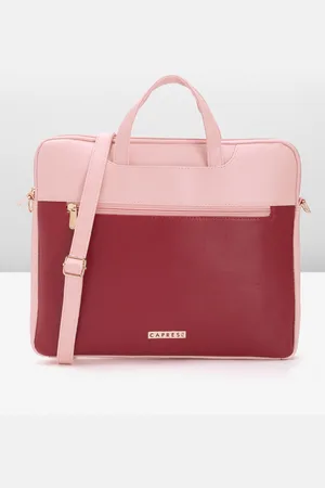 Caprese Women Colourblocked Laptop Bag