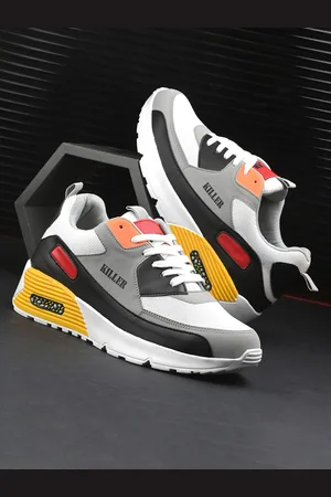 Killer Men Colourblocked Mesh Lace-Ups Lightweight Sneakers