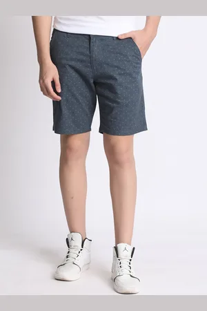 Roadster The Lifestyle Co Men Ditsy Printed Pure Cotton Slim-Fit Shorts