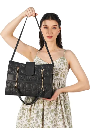 MINI WESST Structured Shoulder Bag with Quilted