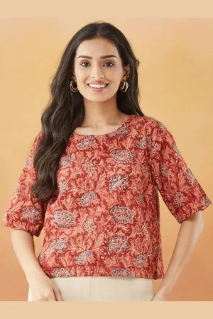 Fabindia Print Cotton Top