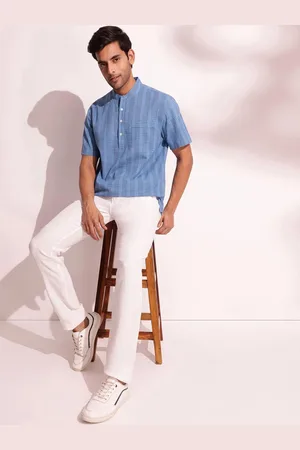 Fabindia Men Opaque Printed Casual Shirt