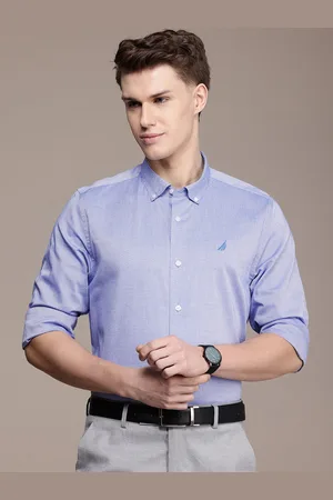 Nautica Pure Cotton Classic Slim Fit Formal Shirt