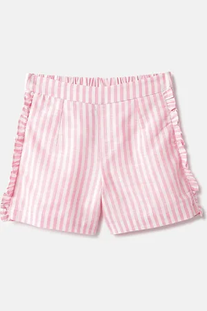 Benetton Girls Striped Technology Shorts