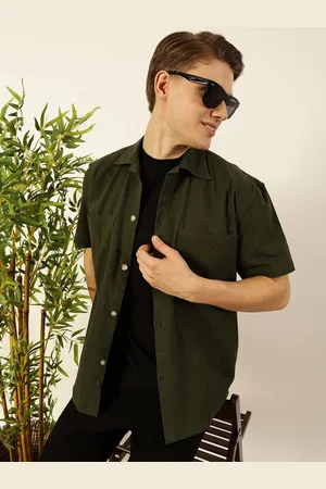 Mast & Harbour Men Premium Opaque Casual Shacket