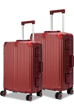 FUR JADEN Set Of 2 Textured Hard-Sided Trolley Bag