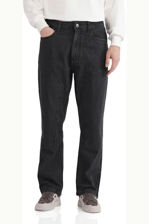 RARE RABBIT Men Comfort Relaxed Fit Stretchable Mid Rise Jeans