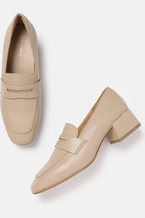 Lino Perros Women Block Heel Penny Loafers