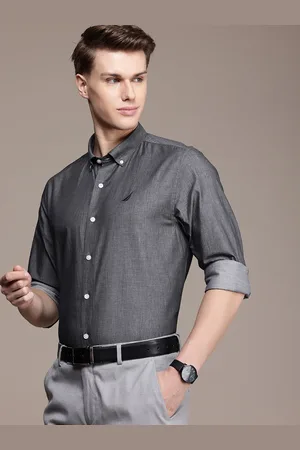 Nautica Premium Slim Fit Pure Cotton Formal Shirt