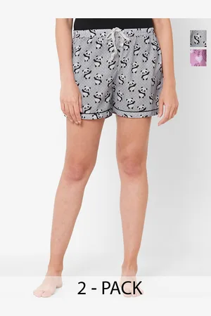 FashionRack Women Pack of 2 Printed Lounge Shorts