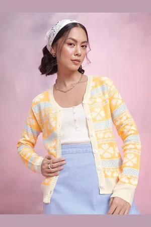 DressBerry Women Fair Isle Acrylic Cardigan