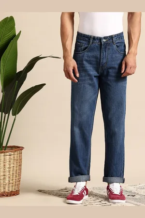 Mast & Harbour Men Relaxed Fit Pure Cotton Jeans