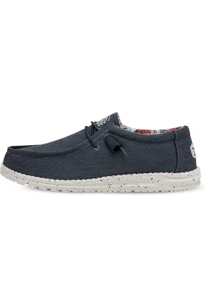 Hey dude Men Wally Canvas Stretch Solid Slip-On