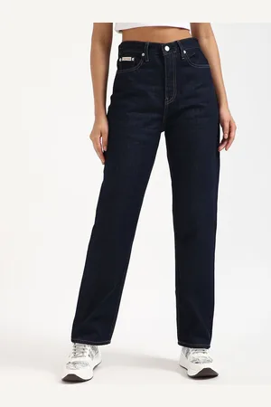 Calvin Klein Women Slim Fit Mid-Rise Cotton Jeans