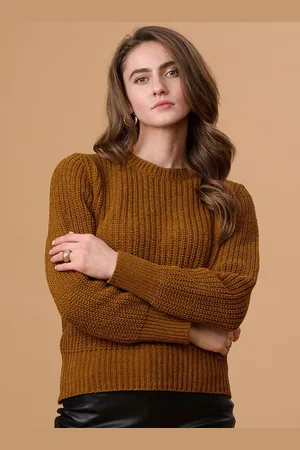 Gipsy Women Round Neck Pullover Sweater