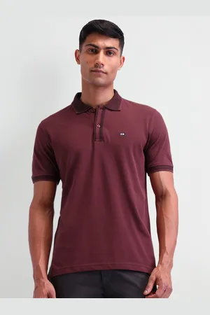 Arrow Men Brand Logo Polo Collar T-shirt