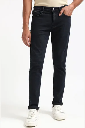 Calvin Klein Men Cotton Tapered Fit Mid-Rise Jeans