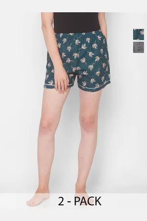 FashionRack Women Pack of 2 Printed Lounge Shorts