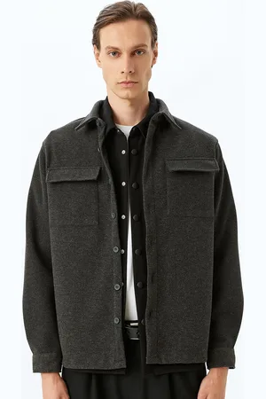 Koton Men Colourblocked Longline Denim Jacket