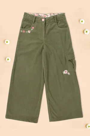 CUTECUMBER Girls Embellished Trouser