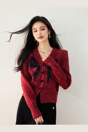 JC Collection Women Cable Knit Cardigan Sweater