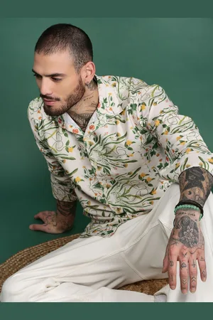 Sangria Printed Full Sleeve Shirt