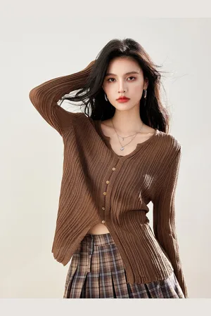 JC Collection Women Cable Knit Cardigan Sweaters
