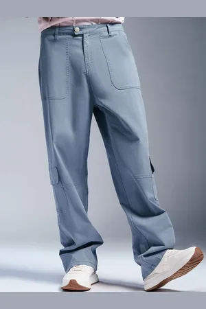 FREAKINS Men Relaxed Cargos Trousers