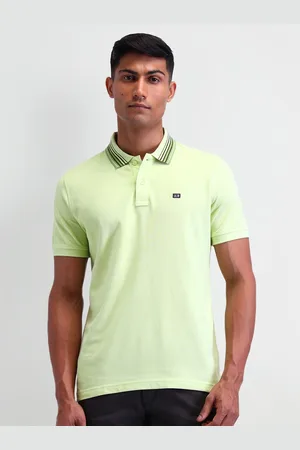 Arrow Men Brand Logo Polo Collar T-shirt