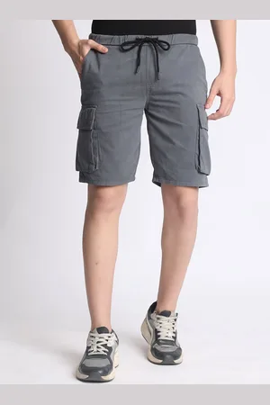 Roadster The Lifestyle Co. Men Cotton Regular Fit Mid-Rise Cargo Shorts