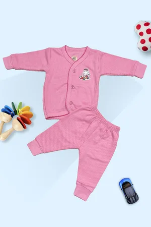 INFERNO Infants Printed Combed Cotton Thermal Set