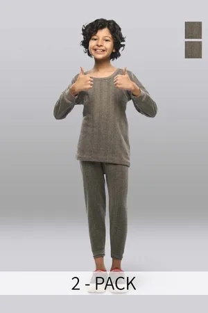 INFERNO Kids Pack Of 2 Cotton Thermal Set
