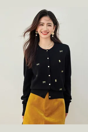 JC Collection Women Printed Cardigan