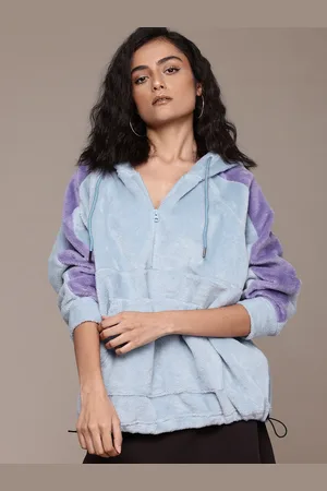 Roadster The Lifestyle Co. Faux Fur Trim Hooded Sweatshirt
