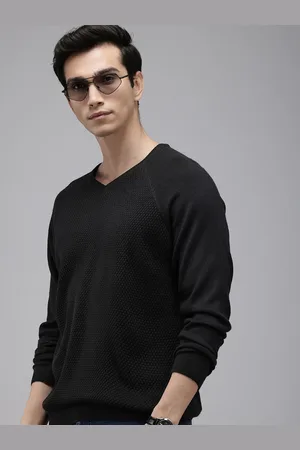 Park Avenue Self Design Pullover Sweater